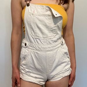White short overalls